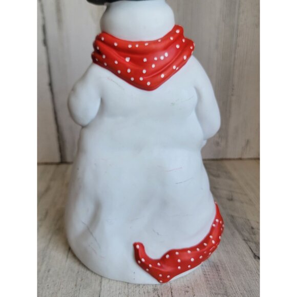 Dept 56 snowman ceramic home decor figure Xmas - Picture 9 of 11